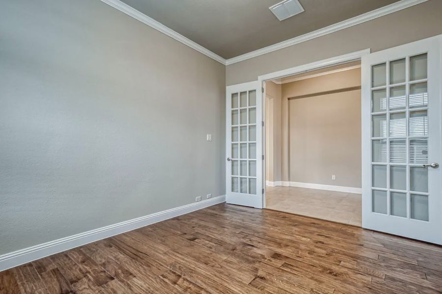 Representative unfurnished interior of a home built from the Westwood by Chesmar Homes in Trinity Falls, McKinney (Image 6).