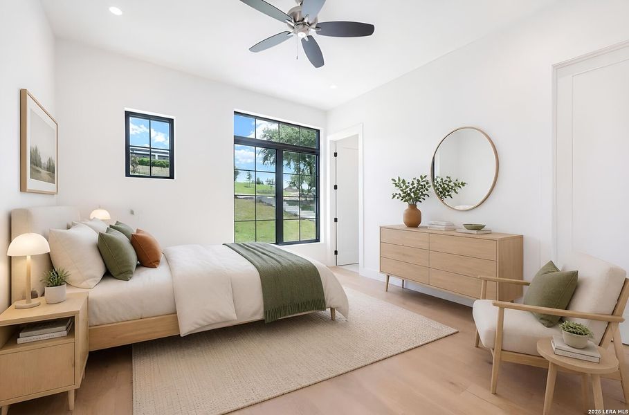 Furnished interior view inside a new home in , San Antonio (Image 16).