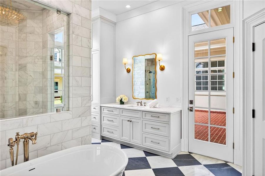 Furnished interior view inside a new home in , Smyrna (Image 35).