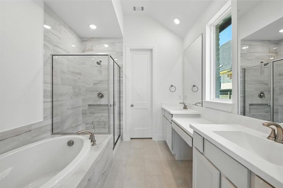 Furnished interior view inside a new home in Treeline, Justin (Image 11).