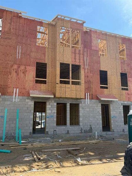 In-progress construction of a new home in Parkview at Hamlin, Winter Garden, FL (Image 48).