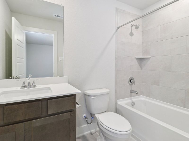 Furnished interior view inside a new home in Royal Crest, San Antonio (Image 11).