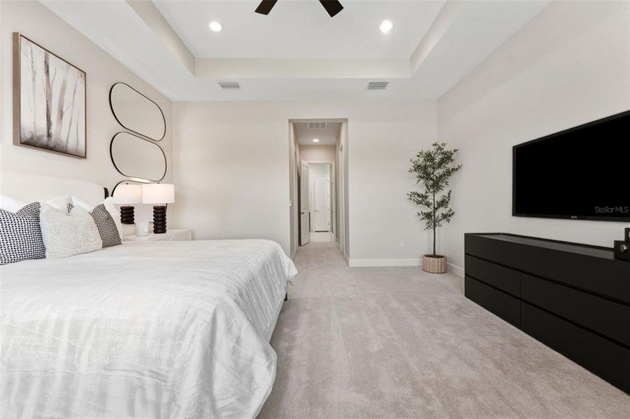Furnished interior view inside a new home in Valencia Ridge, Wesley Chapel (Image 9).