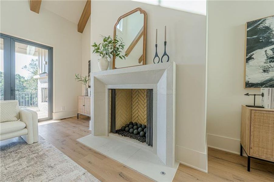 Furnished interior view inside a new home in , Canton (Image 50).