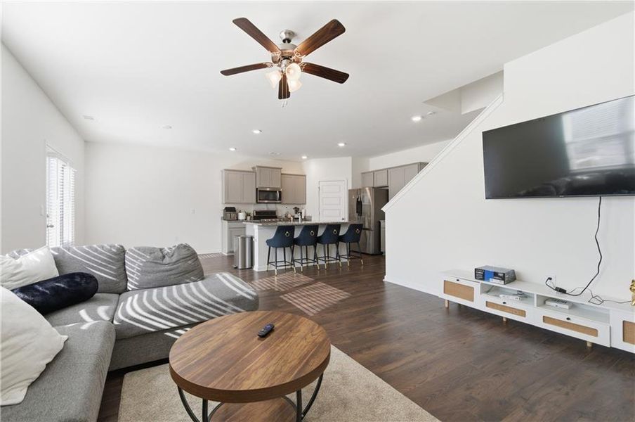 Furnished interior view inside a new home in Brooks Village, Dacula (Image 11).