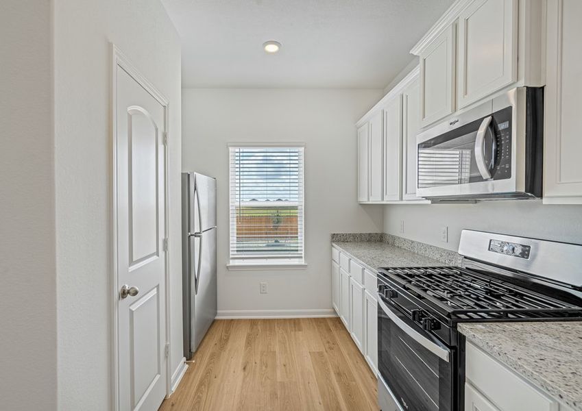 Chef-ready kitchen with granite countertops