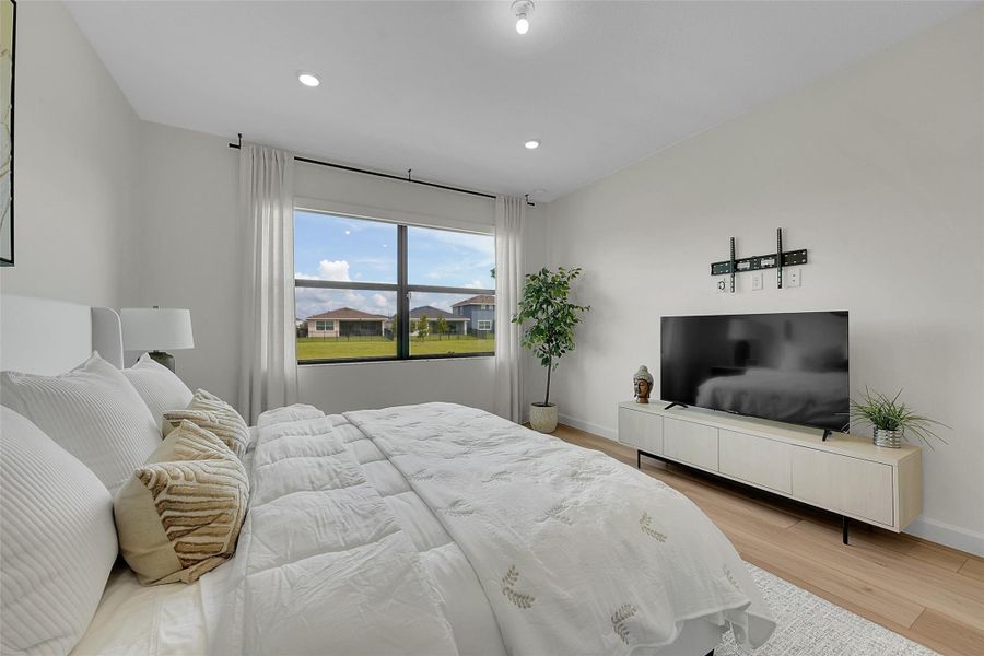 Furnished interior view inside a new home in , Loxahatchee (Image 36).