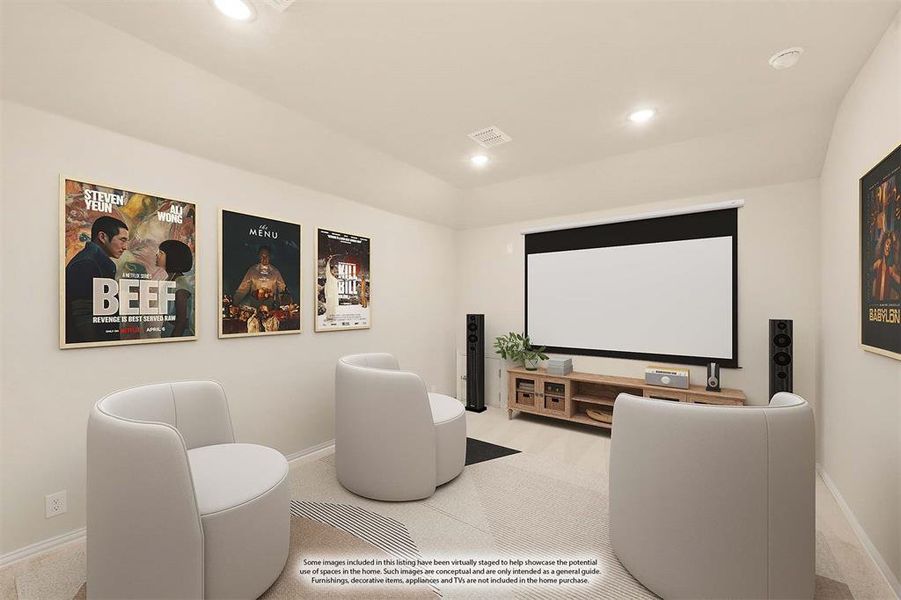 Furnished interior view inside a new home in Timberbrook 3B-4A, Justin (Image 18).