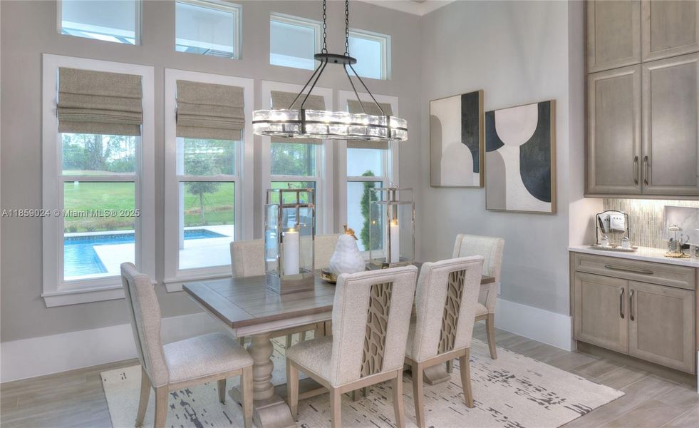Furnished interior in a model home at Prestwick Estates in Ormond Beach (Image 8).
