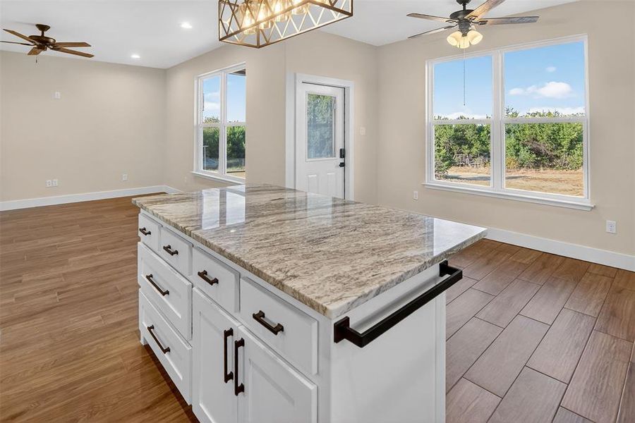 Furnished interior view inside a new home in , Weatherford (Image 12).