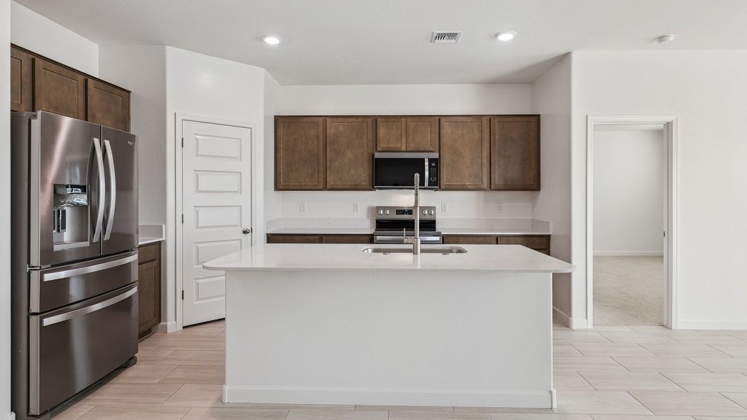 Furnished interior view inside a new home in Desert Moon Estates, Buckeye (Image 5).