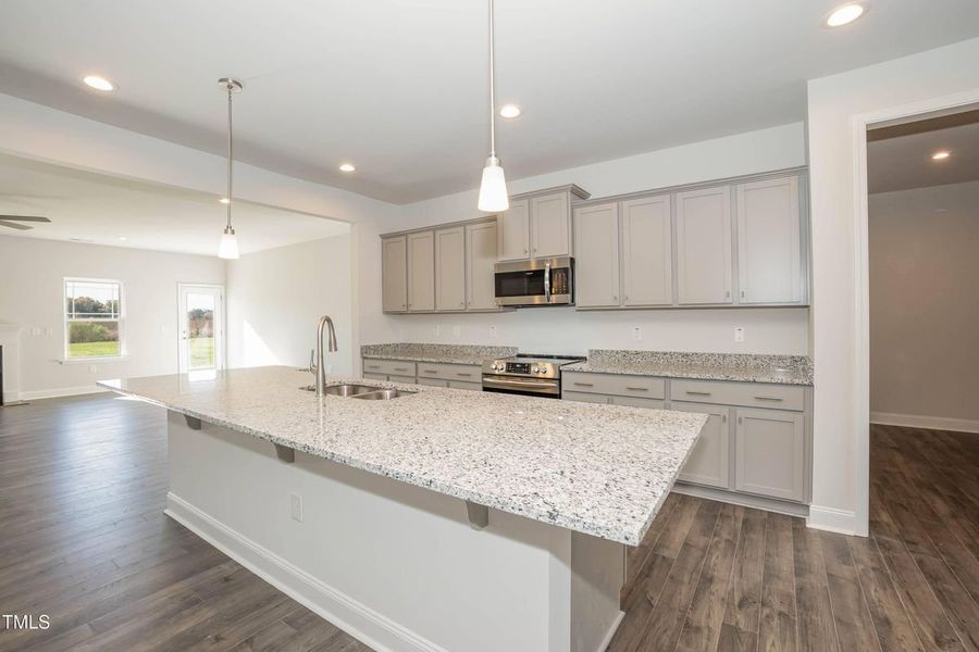 Furnished interior view inside a new home in Hidden Lake Estates, Greenville (Image 6).
