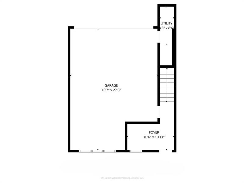 2D floor plan layout of this home in , Dallas, TX (Image 7).
