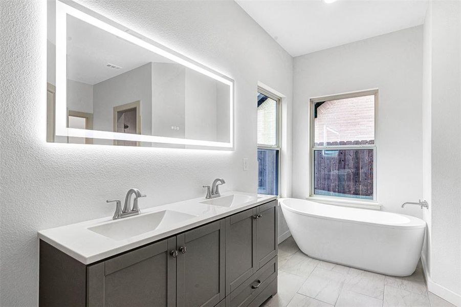 Furnished interior view inside a new home in , Forney (Image 10).