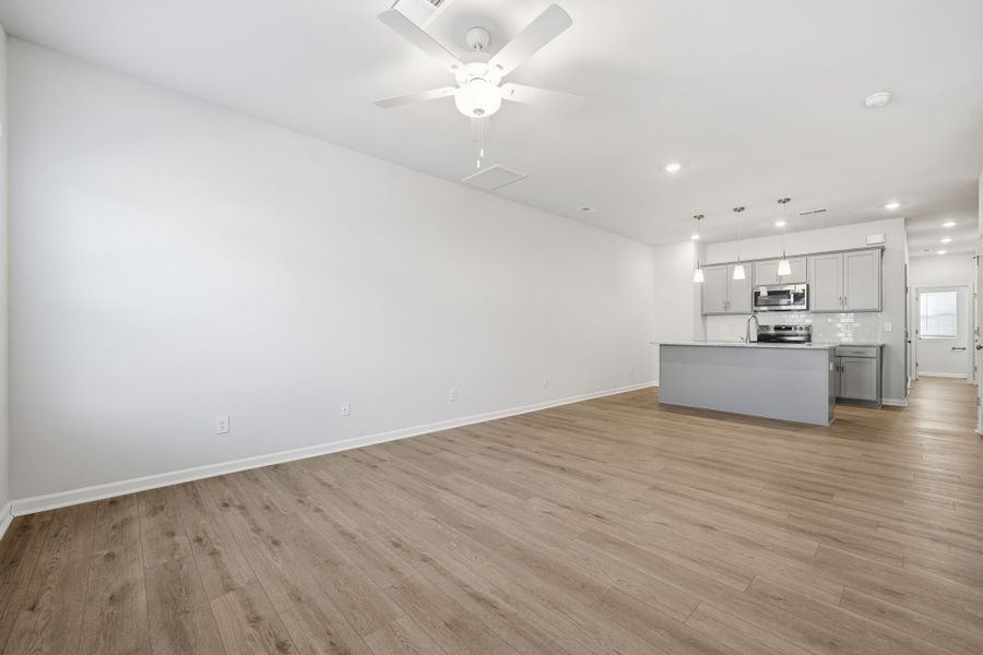 Spacious, unfurnished interior of a new home in Lakeview Village, Charlotte (Image 14). Spacious, unfurnished interior of a new home in Lakeview Village, Charlotte (Image 14).