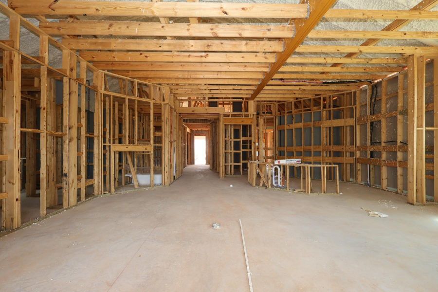 In-progress construction of a new home in Grand Central Park - Ascent Collection, Conroe, TX (Image 5).