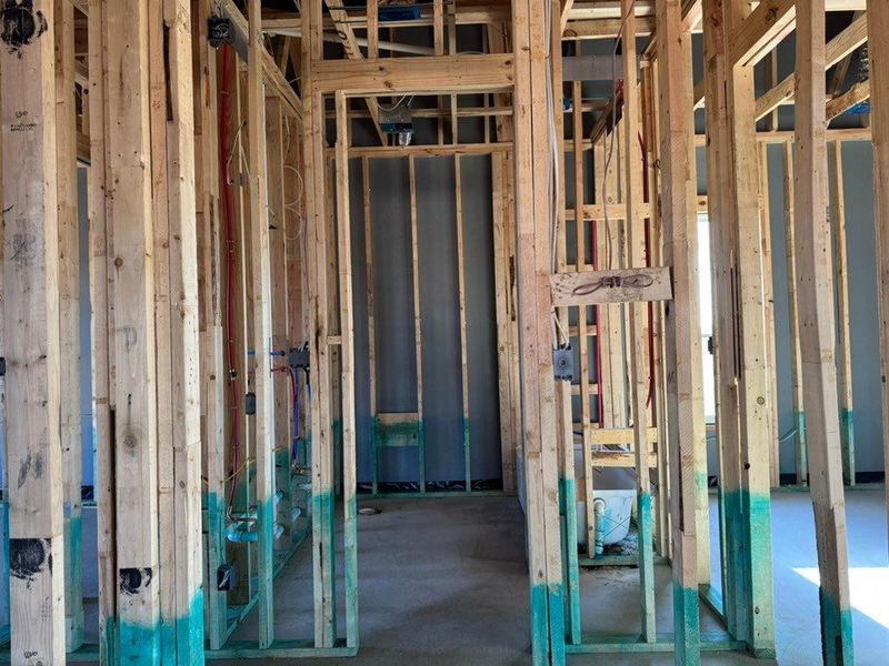 In-progress construction of a new home in Rocky Top, Krum, TX (Image 8).
