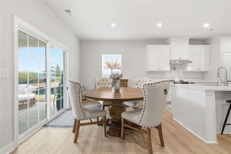 Furnished interior view inside a new home in , Calhoun (Image 8).