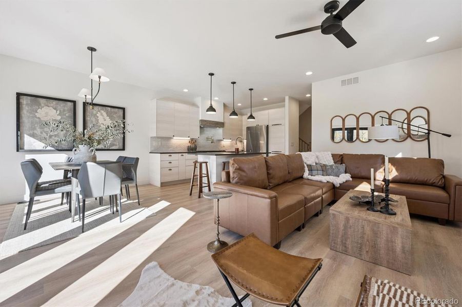 Furnished interior view inside a new home in , Golden (Image 18). Furnished interior view inside a new home in , Golden (Image 18).