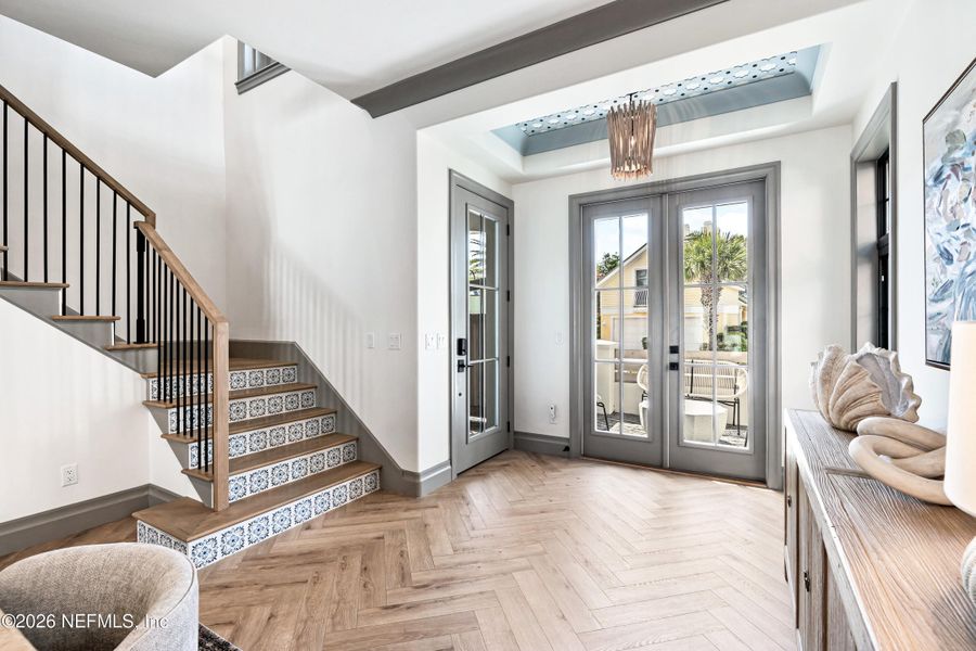 Furnished interior view inside a new home in , Palm Coast (Image 50).