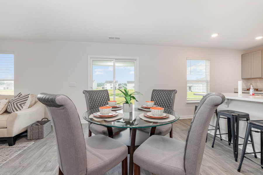 Representative furnished interior of a home built from the GALEN by D.R. Horton in The Meadows at Wildwood Village, Shallotte (Image 7).