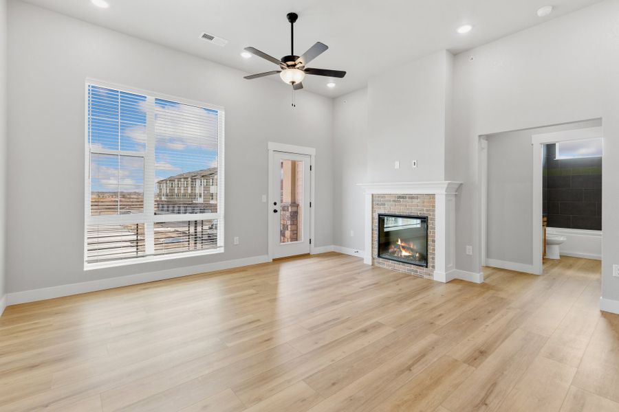 Representative unfurnished interior of a home built from the The Sunlight by Landmark Homes in Northfield at Old Town, Fort Collins (Image 11).