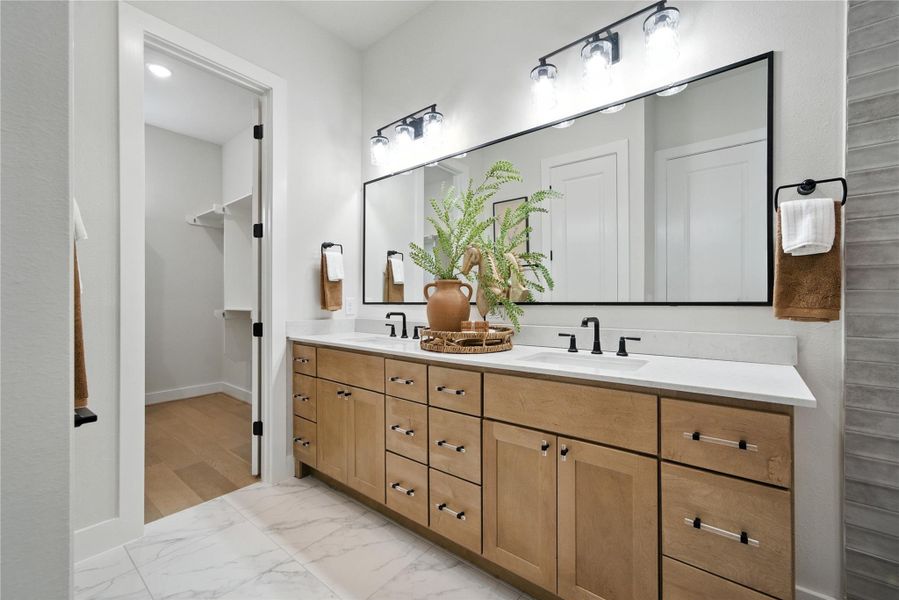 Furnished interior view inside a new home in Spring Valley Creek, Houston (Image 17). Furnished interior view inside a new home in Spring Valley Creek, Houston (Image 17).