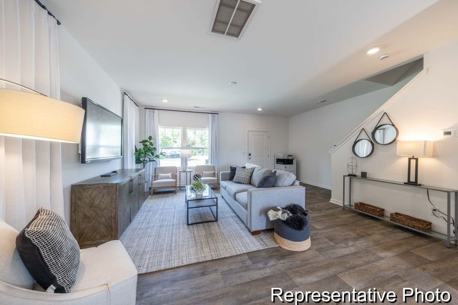 Furnished interior view inside a new home in Towns at Cliffwood (Condos), Concord (Image 3).
