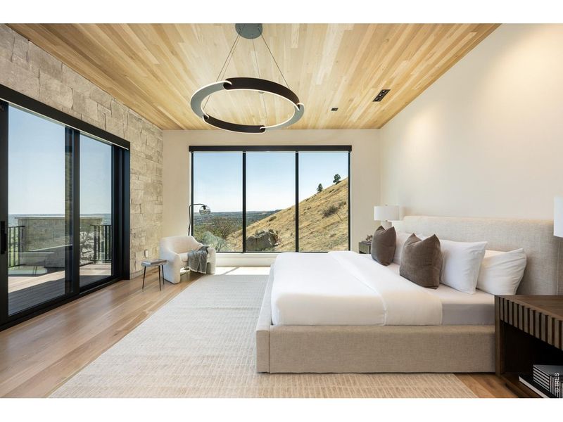 Furnished interior view inside a new home in , Boulder (Image 36).