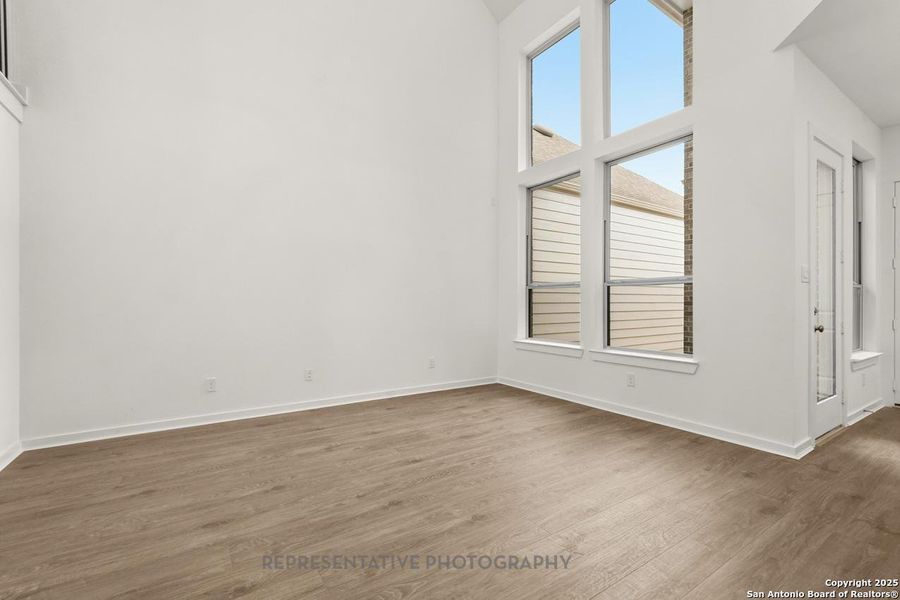 Spacious, unfurnished interior of a new home in Davis Ranch: 45ft. lots, San Antonio (Image 20).