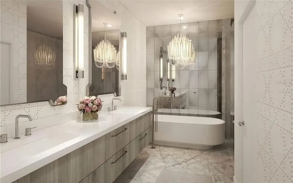 Furnished interior view inside a new home in , Sarasota (Image 15). Furnished interior view inside a new home in , Sarasota (Image 15).