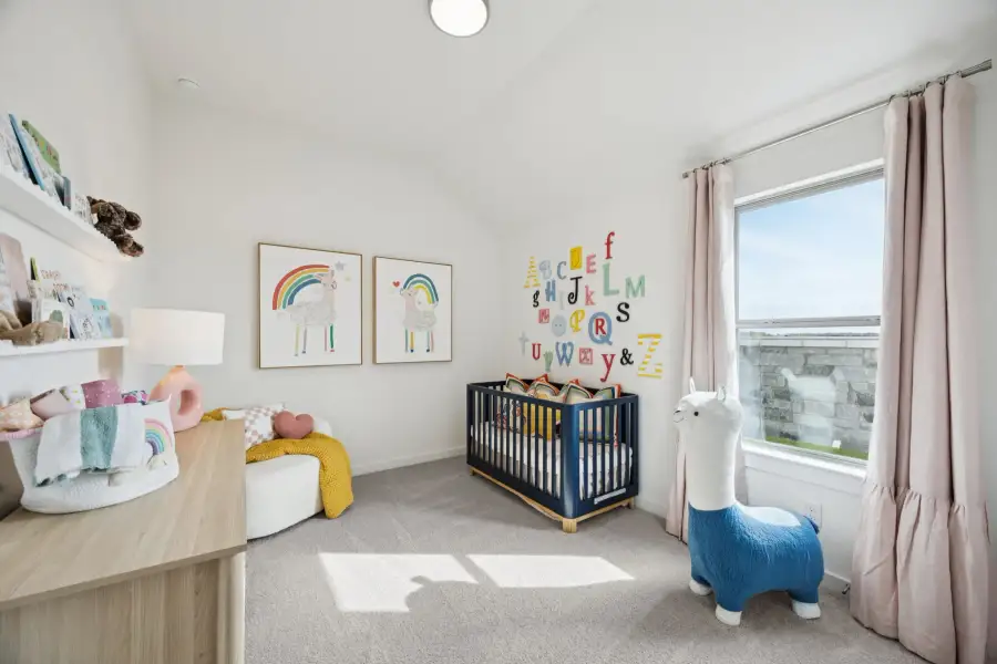 Bedroom in the Diamond home plan by Trophy Signature Homes – REPRESENTATIVE PHOTO