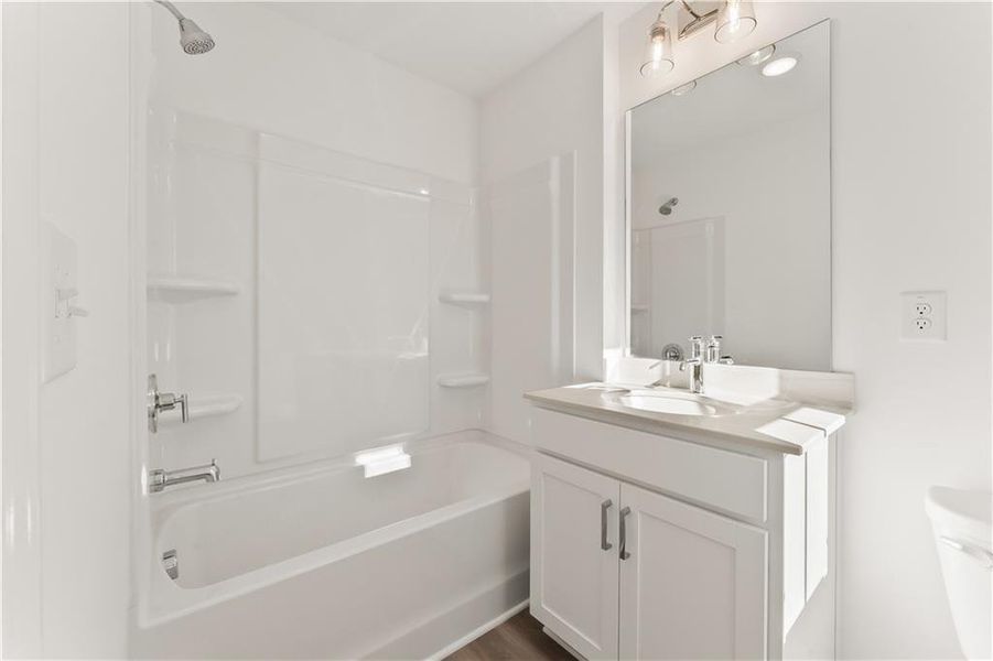 Furnished interior view inside a new home in East Park Village, Kennesaw (Image 24). Furnished interior view inside a new home in East Park Village, Kennesaw (Image 24).