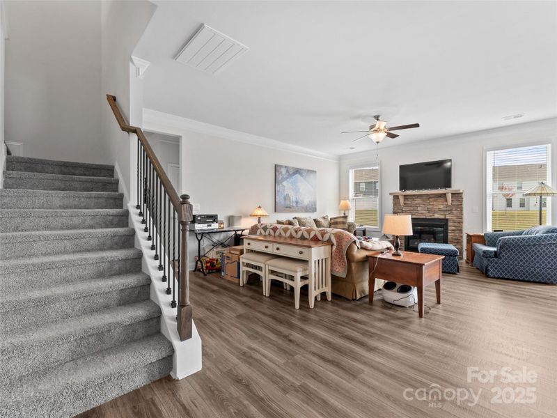 Furnished interior view inside a new home in , Hendersonville (Image 29).