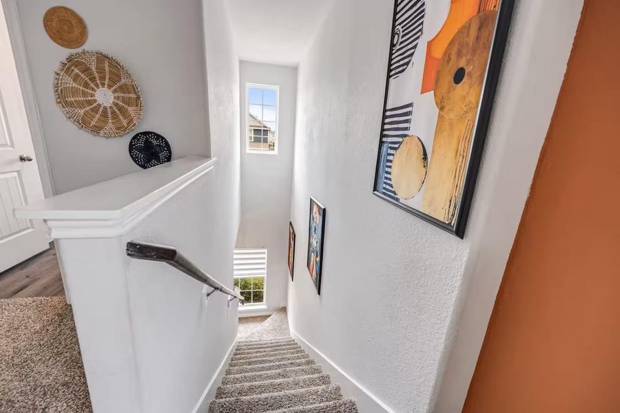 Furnished interior view inside a new home in Imperial Heights, Houston (Image 15). Furnished interior view inside a new home in Imperial Heights, Houston (Image 15).