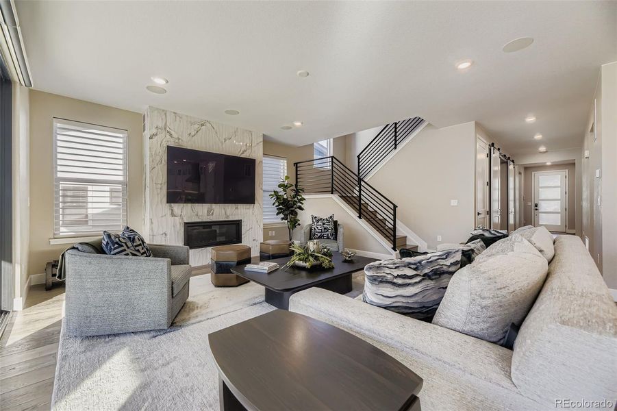 Furnished interior view inside a new home in , Parker (Image 7).