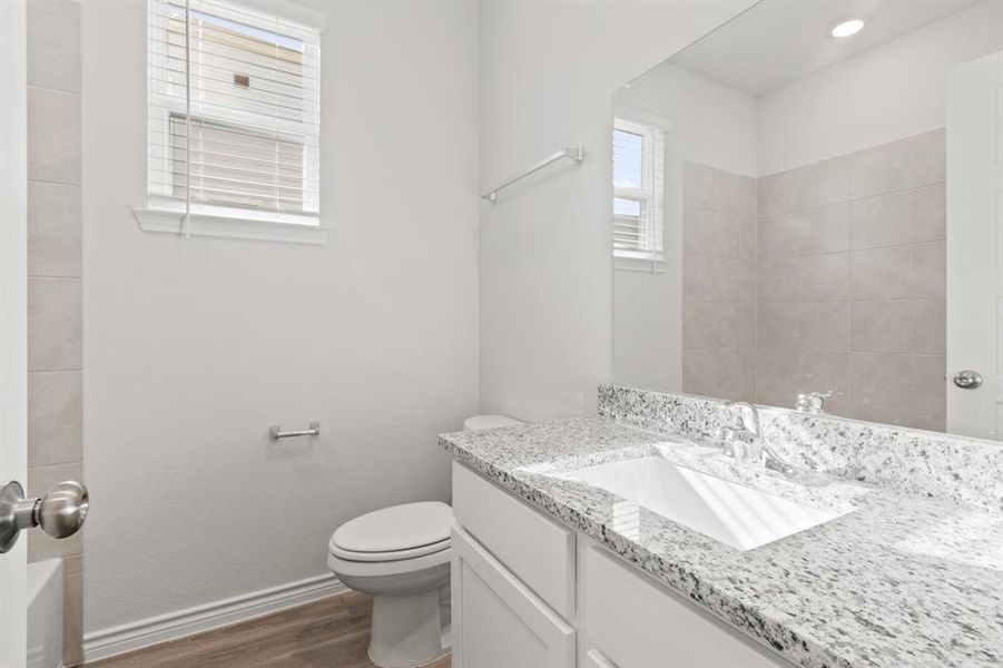 Furnished interior view inside a new home in Retreat at Fossil Creek, Fort Worth (Image 6).