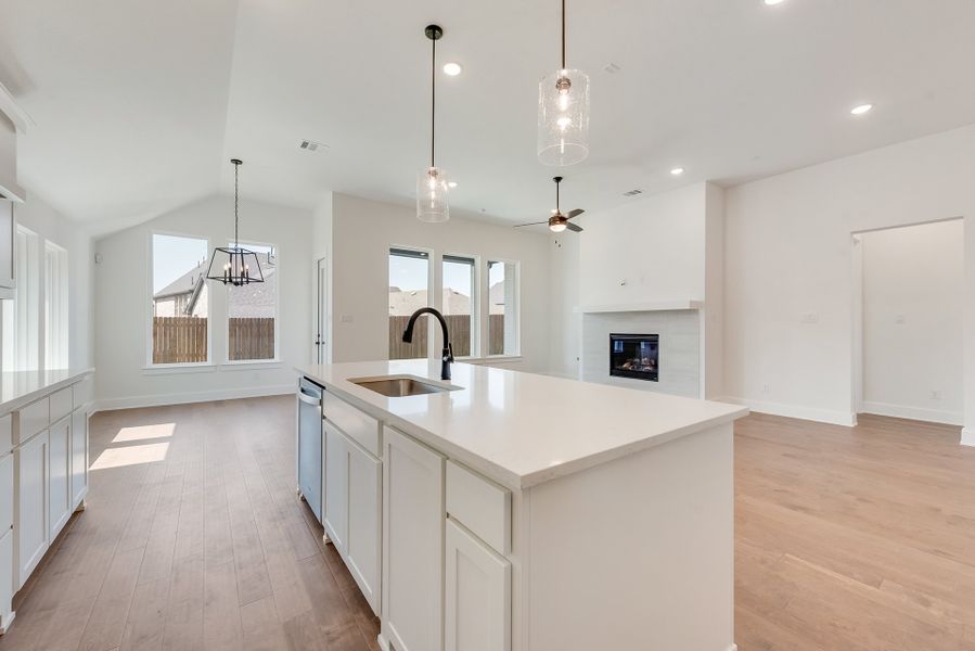 Furnished interior view inside a new home in Tavolo Park, Fort Worth (Image 8).