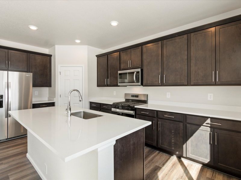 The Monarch Floorplan interior image taken at a Meritage Homes community in Greeley, CO