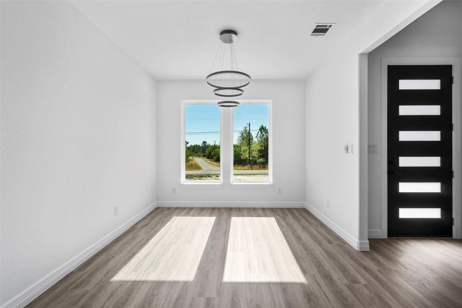 Spacious, unfurnished interior of a new home in , Paige (Image 19).