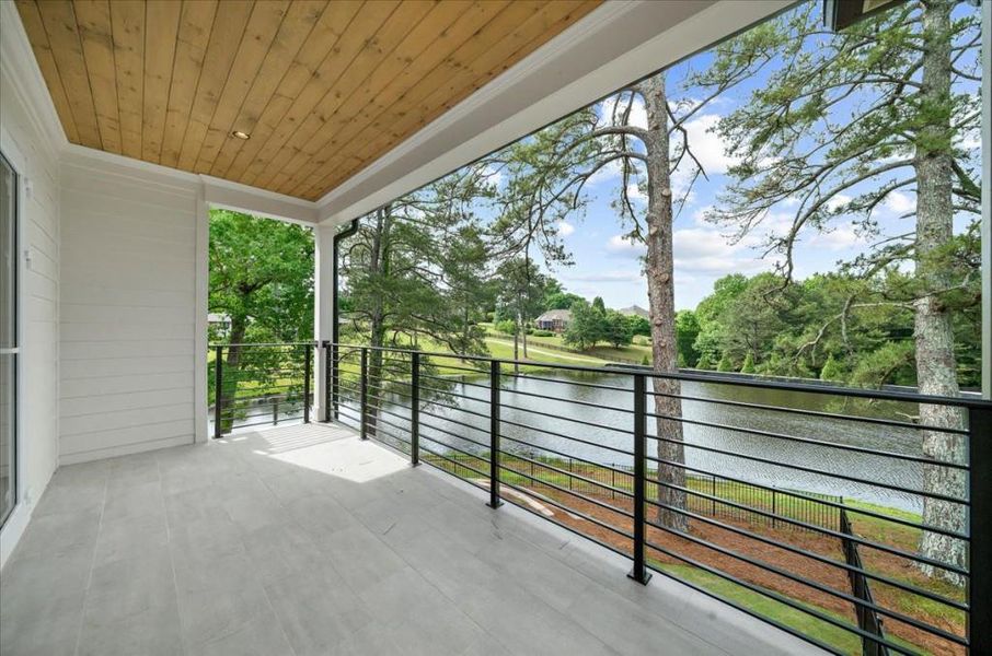 Exterior details and patio area of a home in , Canton (Image 30).