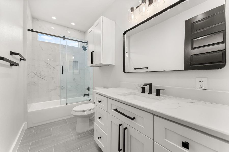 Furnished interior view inside a new home in , Leander (Image 12).