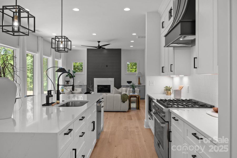 Furnished interior view inside a new home in , Charlotte (Image 14).