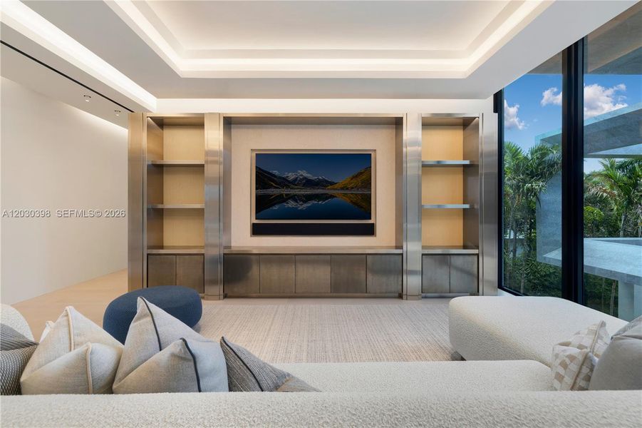 Furnished interior view inside a new home in , Miami Beach (Image 16).