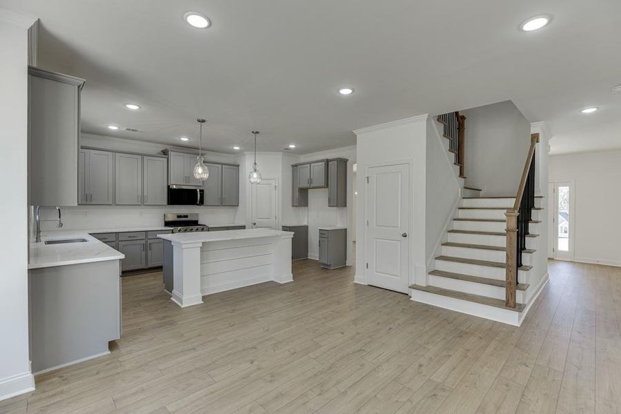 Furnished interior view inside a new home in , Commerce (Image 16).