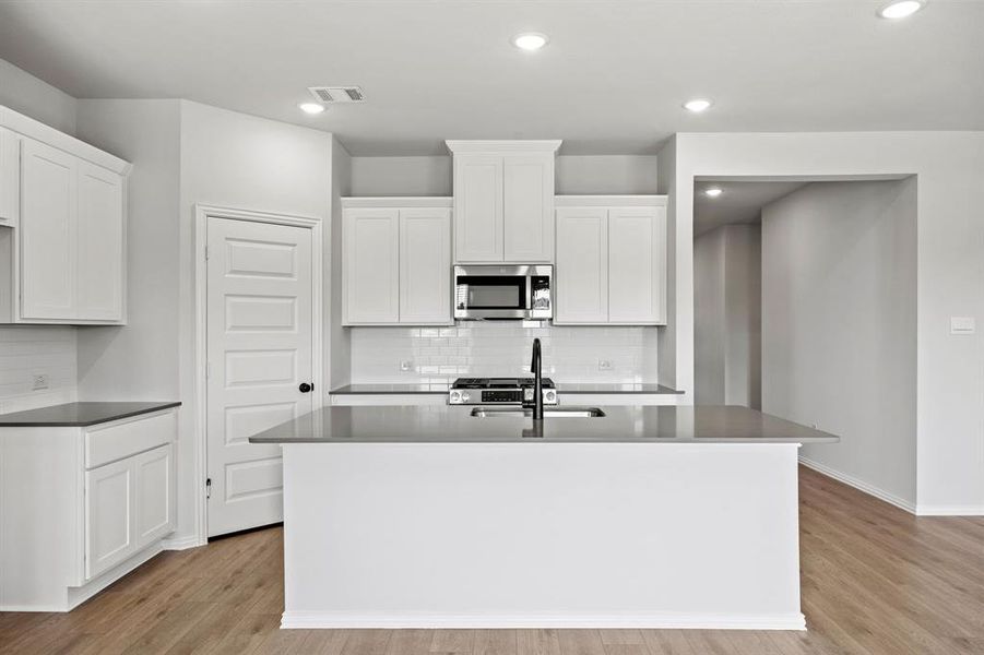 Furnished interior view inside a new home in Kings Way, Denton (Image 4).