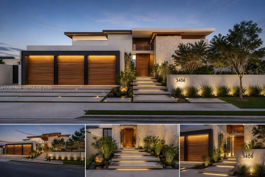 Front exterior of a new home in , Cape Coral, FL, highlighting curb appeal (Image 2). Front exterior of a new home in , Cape Coral, FL, highlighting curb appeal (Image 2).