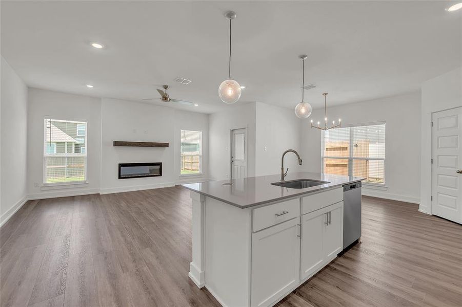 Please Note: These interior photos are not of the actual home but are of a completed one with a similar floor plan. Finishes, features, and layouts may vary.