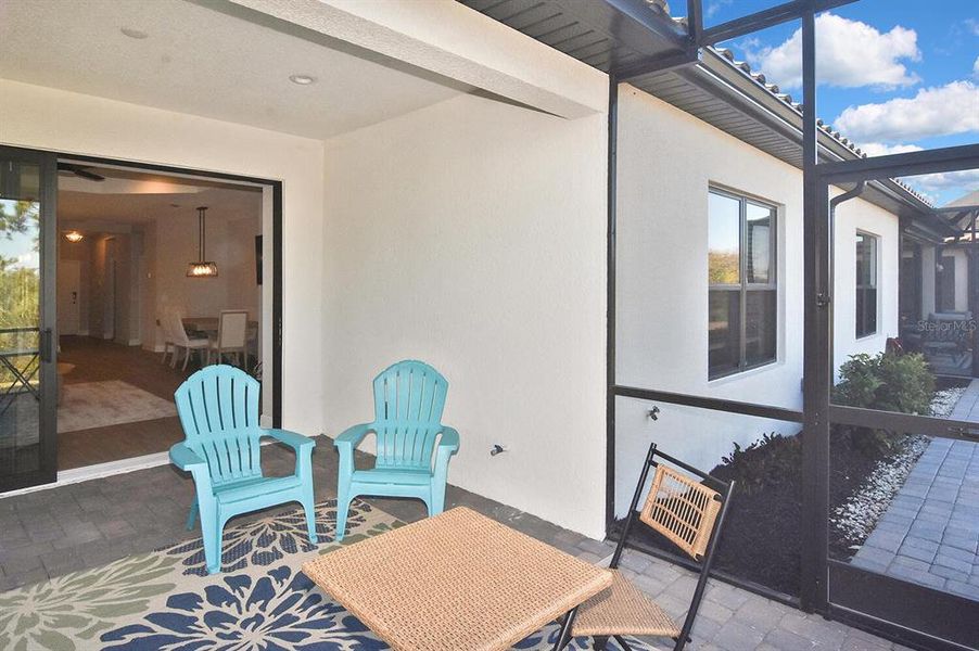 Exterior details and patio area of a home in , Englewood (Image 27).