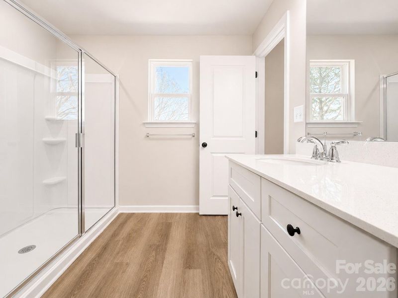 Furnished interior view inside a new home in , Charlotte (Image 9).